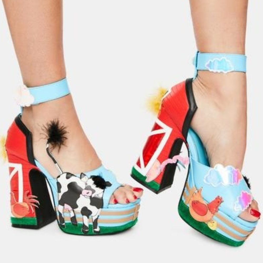 ISO Dolls Kill Animal Playhouse Heels s10 LOOKING TO BUY